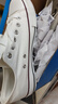 回力帆布鞋男鞋低帮透气运动休闲鞋耐磨橡胶底板鞋 WXY391 白色 40 实拍图