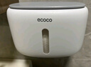 ecoco纸巾盒卫生间置物架壁挂式免打孔卫生纸厕纸盒抽纸盒卷纸架防水 实拍图