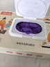 乌斯京（WOLSGIN）丁晴手套 100只/盒中码一次性手套丁腈厨房食品级紫色橡胶手套 实拍图