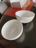 品来运纯白骨瓷碗家用米饭碗吃饭碗小汤碗大号面碗陶瓷餐具套装组合大碗 4英寸小汤碗（1个） 实拍图