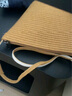 MUJI纸编水桶状编织斜挎包 水桶状斜挎包 新款 夏季 实用 大气 实拍图