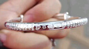 老凤祥足银手镯纯银镯子妈妈款生日新年礼物送妈妈老年人长辈首饰正品 【百福具臻送长辈】30±1 实拍图