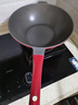 红厨炒锅不粘锅有钛陶瓷家用炒菜锅少油烟燃气电磁炉通用32cm 实拍图