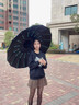 小米之家生态链同款全自动60骨雨伞折叠伞女学生大号防晒晴雨两用太阳伞 简约黑【60骨全自动】 实拍图