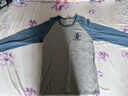 恒源祥青少年秋衣秋裤男纯棉大童学生保暖内衣套装内穿打底抗菌全棉毛衫 圆领-深灰盾牌 2XL 【建议160-180斤】 实拍图
