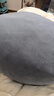 MUJI可当成腰垫使用的柔软靠垫 抱枕腰托靠枕腰靠 蓝色 55*40*20cm 实拍图