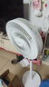 美的（Midea）【幸运草安睡1S】一级能效直流变频声控电风扇家用遥控卧室静音落地扇台式桌面抗菌大风力转页扇 实拍图