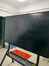 PBJ100/80/70/60英寸液晶黑板大尺寸屏幕手写板高亮电子白板写字板可局部擦办公教学会议培训直播家用 80英寸分屏+移动支架 实拍图
