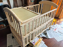 ANGI BABY婴儿床原木无漆多功能带尿布台宝宝床可移动摇床可拼接加长儿童床 实拍图