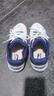 李宁乒乓球鞋男女款 专业乒乓球运动鞋牛筋色底旋风APTT017-2 白蓝43 实拍图