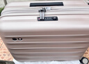 爱可乐（Echolac）万向轮行李箱旅行箱密码箱防刮旅游扩容箱登机箱PC232拿铁棕20吋 实拍图