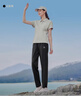 骆驼（CAMEL）冰感防晒运动裤女速干透气弹力休闲裤子 J25BARLG065 城堡灰 XXL 实拍图