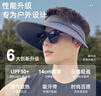 偶森大檐防晒帽男士户外防紫外线夏季空顶太阳帽户外运动遮阳帽子遮脸 实拍图