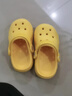 牧童儿童拖鞋夏男宝宝洞洞鞋软底女童卡通洗澡婴幼儿家居鞋奶狮黄130 实拍图