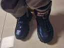 JEEP吉普儿童雪地靴冬季加绒加厚大棉棉鞋男童秋冬马丁靴 深蓝34 实拍图