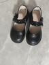 富罗迷女童皮鞋春秋季新款方口透气软底单鞋儿童校园演出鞋 黑色 28  实拍图