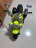倍贝乐儿童电动车摩托车1-3-6-8岁小孩可坐人宝宝遥控车男女孩生日礼物 满配绿【双驱12V+蓝牙遥控+皮座】 实拍图