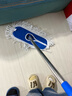巨成云 尘推拖把蓝白40cm带杆整套 商场大堂平板拖棉纱加厚粗线拖布 实拍图