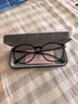 策视明赵今麦同款黑框眼镜近视女可配有度数大框显脸小素颜神器眼睛镜架 早八亮黑色 0度防蓝光 实拍图