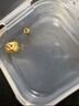御邪足金999光面算盘珠隔断珠黄金垫片DIY手串手链金配饰 算盘珠:约0.15g（五颗） 实拍图