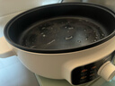 美的（Midea）家用电饼铛烙饼锅 三明治机早餐煎烤机电火锅 电炒锅烤肉锅 65mm加深 多功能锅 抗菌电煎锅JKE3062 实拍图