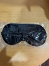 诺兰森迪 眼罩睡眠遮光可调节透气男女士通用睡觉护眼办公旅行真丝 黑色 实拍图