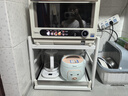 卡贝（cobbe）厨房置物架台面微波炉架烤箱电饭煲调料盒家用收纳架子双层白色 实拍图