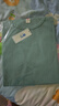 夏季冰丝短袖T恤男透气速干衣冰感大码运动沙滩速干上衣网眼TSJ 绿色 2XL 实拍图