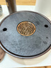 尚言坊天然乌金石茶盘家用圆形功夫茶具托盘储蓄水式小型茶台茶海 实拍图