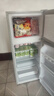 长城（GREAT WALL FRIDGE）家用迷你小冰箱小型冷冻冷藏保鲜宿舍出租房办公室节能省电双开门电冰箱 银色119L【一级能效 全国联保】 实拍图