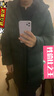雪中飞男士羽绒服中长款冬季新款连帽运动休闲简约加厚保暖防寒羽绒外套 星耀黑 3XL (190) 实拍图
