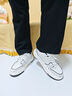 森馬（senma）男鞋2025秋冬新款青少年运动休闲国潮鞋子男士轻便小白鞋百搭板鞋 108白黑 41 实拍图