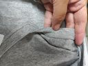 顶瓜瓜顶呱呱秋衣秋裤纯棉抗菌情侣圆领薄款保暖内衣套装男中性灰185 实拍图