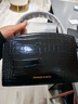 CHARLES&KEITH鳄鱼纹凯莉包手提斜挎婚包包女包生日礼物CK2-50270880-1 Black黑色 S 实拍图