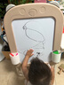 乐婴坊儿童画板支架式磁性涂鸦板绘画美术儿童玩具黑板儿童生日周岁礼物 【奶咖】萌熊画板 实拍图