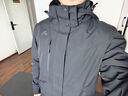 伯希和（Pelliot）【经典2.0山野】冲锋衣三合一男女秋冬户外防水防风保暖外套夹克 【通勤百搭】男款曜石黑 -四季款 S 女 90-101斤 男105-115 实拍图