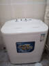 澳柯玛（AUCMA）洗衣机半自动8公斤大容量双缸双桶洗衣机家用性价比高租房优选洗涤脱水分离 【可拆卸盖板8公斤】XPB80-2118S 实拍图