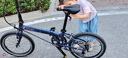 大行（DAHON）经典P8折叠自行车成人20英寸8速男女式通勤运动单车KBC083 渐变蓝【经典版】 实拍图