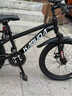 卡布达山地自行车铝合金升级款成人变速越野锻炼身体通勤车青少年 高碳钢材质-玄铁黑-质保十年 20英寸（身高120-135CM） 21速-送11件骑行大礼包 实拍图