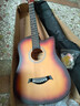 维卡斯（WEIKASI）民谣吉他初学者木吉他单板新手入门练习琴guitar吉它学生男女乐器 38英寸日落色+礼包【初学推荐】 实拍图
