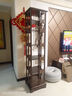 家逸旋转书架落地实木书柜360度可旋转层架落地置物架收纳架文件柜 实拍图