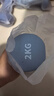 Keep 彩色浸塑哑铃 男士女士家用健身肌肉手臂塑形轻重量水蓝 2kg*2 实拍图