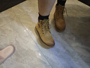 骆驼（CAMEL）王俊凯同款马丁靴高帮户外工装大黄靴情侣 GF122W7790 金黄 37 实拍图