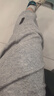 婧麒（JOYNCLEON）孕妇裤春秋外穿休闲运动裤秋小个子大码卫裤 浅灰 XXL jyk28218 实拍图