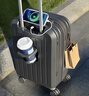 贝初众行李箱次日达小型可登机箱大容量拉杆旅行密码皮箱子高颜值 太空黑【防刮防撞箱面】三层加厚 24英寸 【黄金尺寸】闪电发货 实拍图
