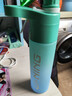 李宁水杯运动喷雾水杯大容量跑步骑行健身专用便携耐高温户外水壶绿色 实拍图