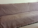 高级轻奢2025新款沙发盖布四季通用防滑防猫抓万能全包沙发巾坐垫 【防滑加厚】伊雅-深咖色 180*420cm 实拍图
