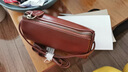 歌菲妮（girlfeel）小包包女2024新款潮真皮女包复古植鞣牛皮斜挎包圆筒斜挎包 焦糖棕 实拍图