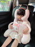 拽猫汽车头枕车上睡觉神器后排儿童抱枕车载靠枕护颈枕长途坐车抱睡枕 萌萌喵一体式款（护颈头枕 一枕二用） 1个 实拍图