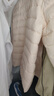 雪中飞秋冬新款内搭轻薄羽绒外穿时尚简约舒适服帖羽绒内恤女 黎蔓卡其|7202 XL 175/96A 实拍图